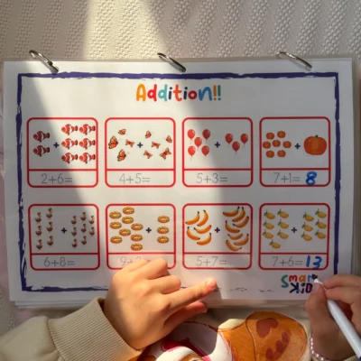 Advanced English interactive activity book for kids ages 5 to 8 – fun learning