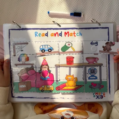 Advanced English interactive activity book for kids ages 5 to 8 – fun learning