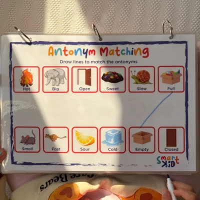 Advanced English interactive activity book for kids ages 5 to 8 – fun learning