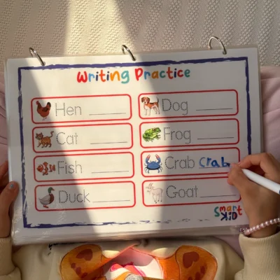 Advanced English interactive activity book for kids ages 5 to 8 – fun learning