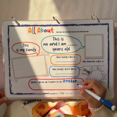 Advanced English interactive activity book for kids ages 5 to 8 – fun learning