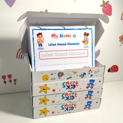 كتاب أنشطة تفاعلية للأطفال من 5 إلى 8 سنوات بالإنجليزية في قطر