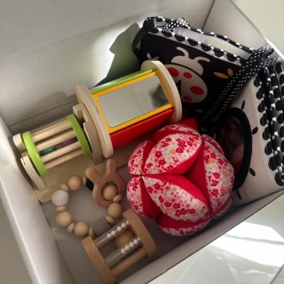 صندوق ألعاب منتسوري للرضع من 0 إلى 6 أشهر في قطر