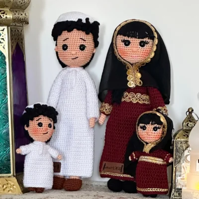 شخصيات أموجرومي يدوية بالحجم الكبير في قطر | دمى قطن طبيعي 100% – سمارت كيد