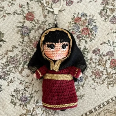 تعليقة أموجرومي لولو دراعة قطرية يدوية قطن طبيعي