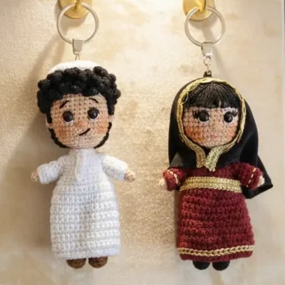 تفاصيل تطريز تعليقة أموجرومي صناعة يدوية في قطر