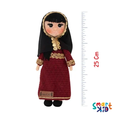 شخصية أموجرومي لولو بالحجم الكبير دراعة قطرية يدوي الصنع